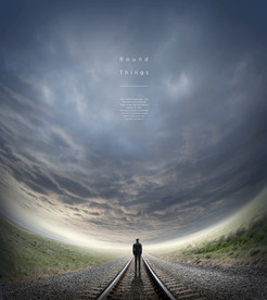 极坐标效果鱼眼海报图片