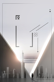 灰色调商务海报背景