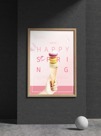 冰淇淋甜点海报