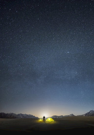 创意星空合成海报