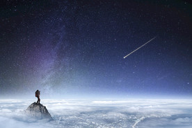 创意星空合成海报