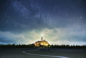 创意星空合成海报