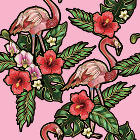 【印花】绣花纹样