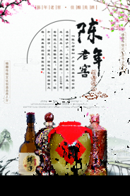 陈年老窖白酒海报