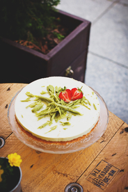 抹茶蛋糕美味图片