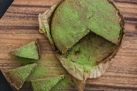 抹茶蛋糕美味图片