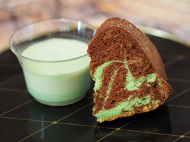 抹茶蛋糕美味图片