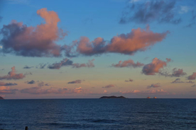 傍晚海上云彩