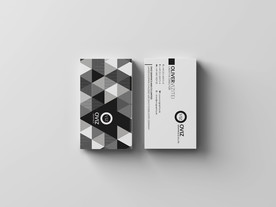 名片样机名片贴图logo智能图