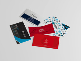 名片样机名片贴图logo智能图