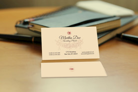 名片样机名片贴图logo智能图