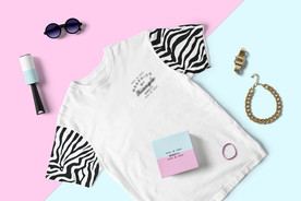 短袖T恤样机图片