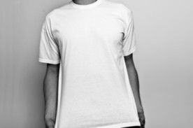 短袖T恤样机图片