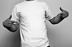 短袖T恤样机图片