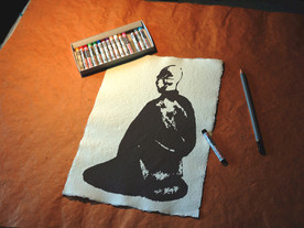 佛家禅意效果图样机