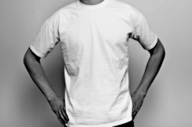 短袖T恤样机图片