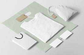 短袖T恤样机图片