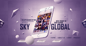 智能手机海报图