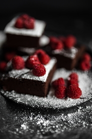 布朗尼蛋糕美味图片