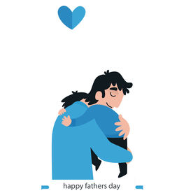 父亲节插画