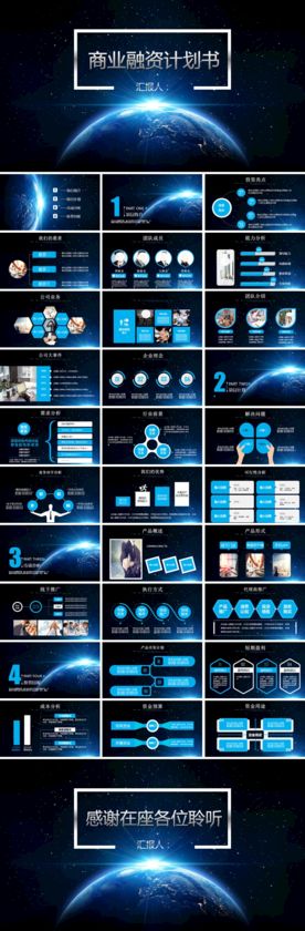商业融资计划书