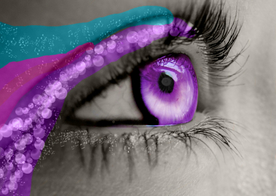 眼妆眼睛彩色眼妆图片