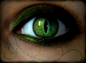 眼妆眼睛彩色眼妆图片