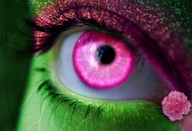 眼妆眼睛彩色眼妆图片