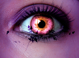 眼妆眼睛彩色眼妆图片