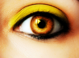 眼妆眼睛彩色眼妆图片