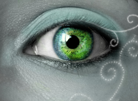 眼妆眼睛彩色眼妆图片