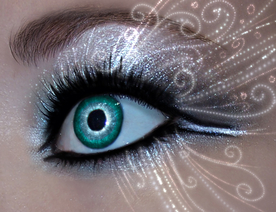 眼妆眼睛彩色眼妆图片