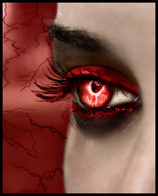 眼妆眼睛彩色眼妆图片