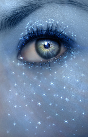 眼妆眼睛彩色眼妆图片