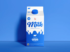 牛奶盒包装样机