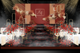 婚礼设计主题婚礼红色婚礼图片