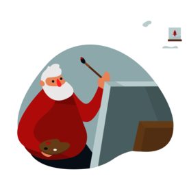 圣诞节日图标标志图形装饰素材