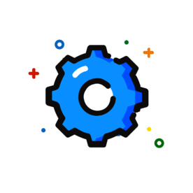 潮流色彩图标标志图形装饰素材