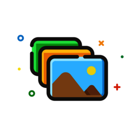 潮流色彩图标标志图形装饰素材