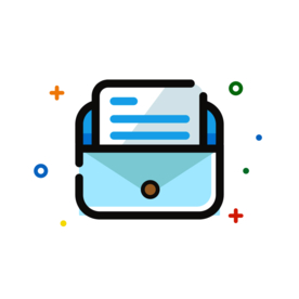 邮箱色彩图标标志图形装饰素材