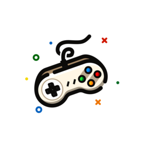 游戏色彩图标标志图形装饰素材