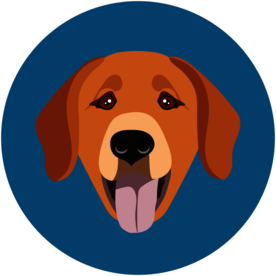 小狗动物图标标志图形装饰素材