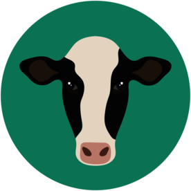 奶牛动物图标标志图形装饰素材