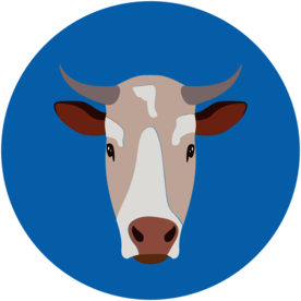 奶牛动物图标标志图形装饰素材