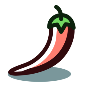 辣椒美食图标标志图形装饰素材