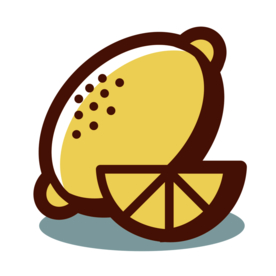 柠檬美食图标标志图形装饰素材