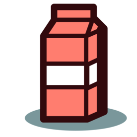 牛奶美食图标标志图形装饰素材