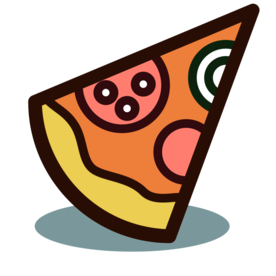 披萨美食图标标志图形装饰素材