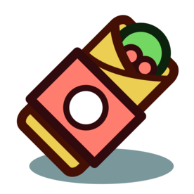 热狗美食图标标志图形装饰素材