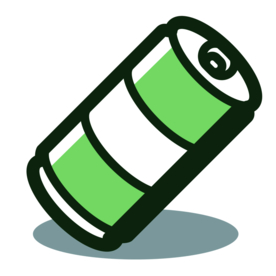 易拉罐美食图标标志图形装饰素材